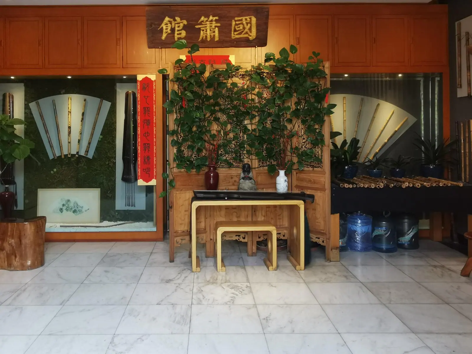 国箫馆静谧的竹箫修习空间